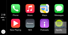 Volvo S60-S80-V40 5 inch ekranlar için Kablosuz Apple CarPlay Uygulaması
