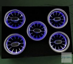 Mercedes Benz W205 C ve GLC araçlar için RGB Ambiyans Aydınlatma Seti