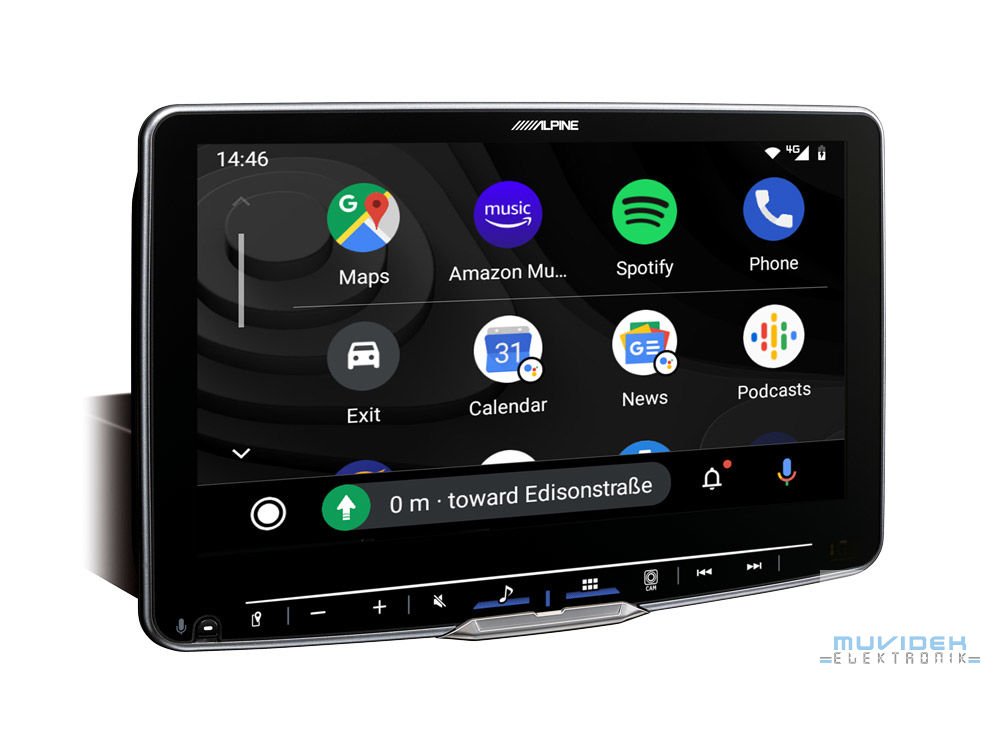 Alpine ILX-F905D Halo9 – DAB+ Dijital Radyo, Apple CarPlay ve Android Auto uyumluluğu içeren 9 inç Medya Alıcısı