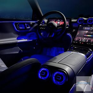 Mercedes W206 C Serisi Ambiyans Aydınlatmalı Havalandırma
