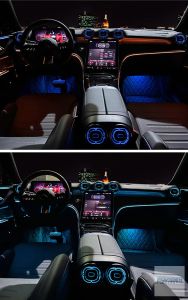 Mercedes W206 C Serisi Ambiyans Aydınlatmalı Havalandırma