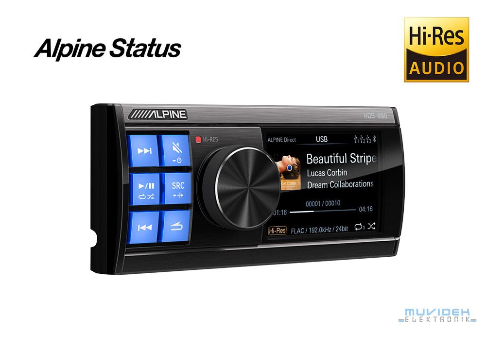 Alpine Status HDS-990 Yüksek Çözünürlüklü Ses Medya Oynatıcı